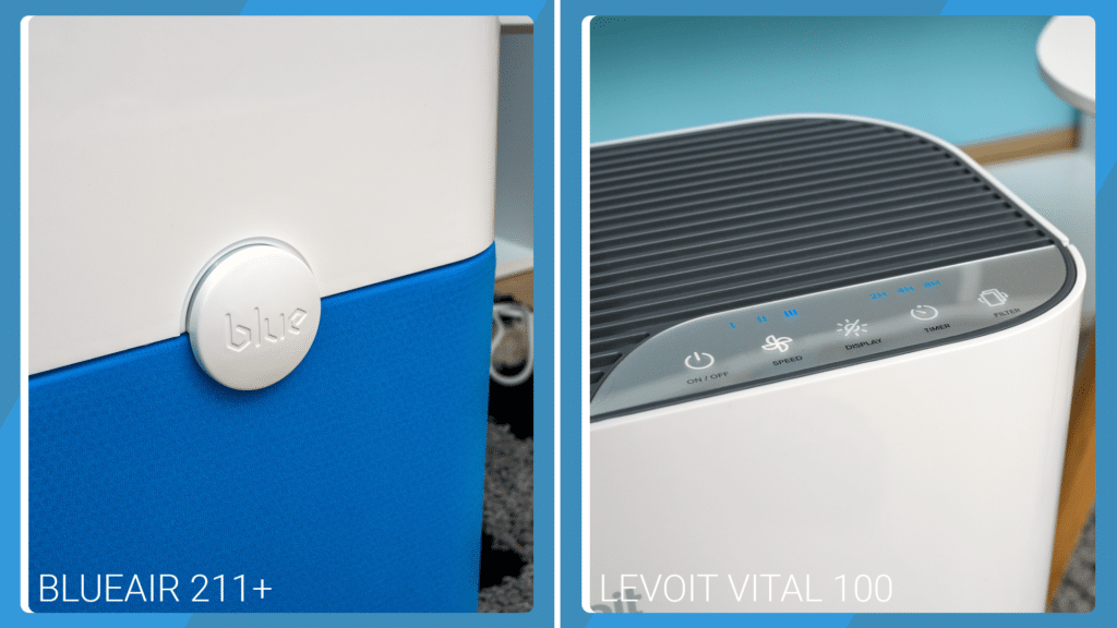 Blueair 211+ Vs Levoit Vital 100 - Controls