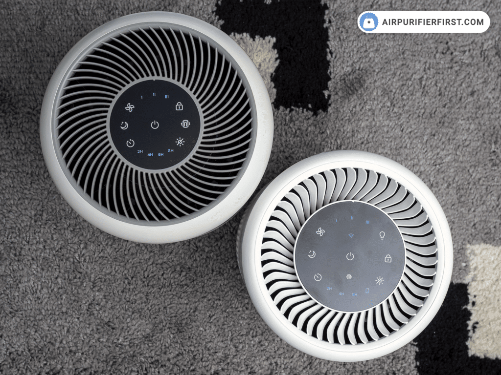 Levoit Core 200S Vs Levoit Core 300 Air Purifiers - Control Panels