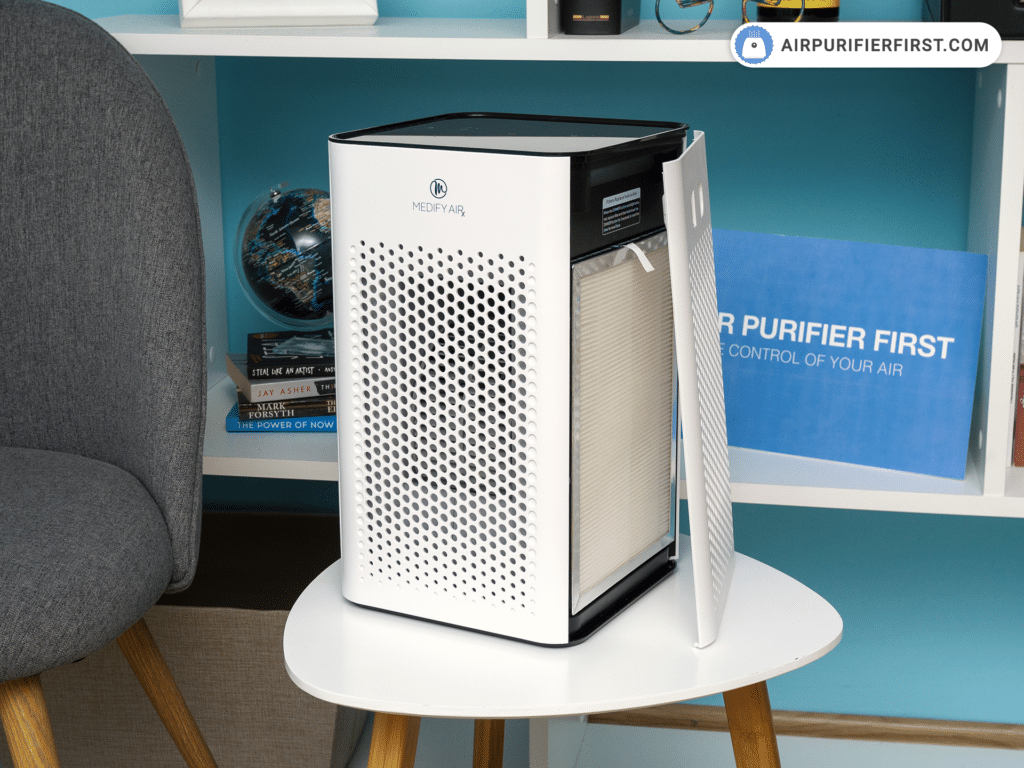 Medify MA-25 Air Purifier - On Small Desk